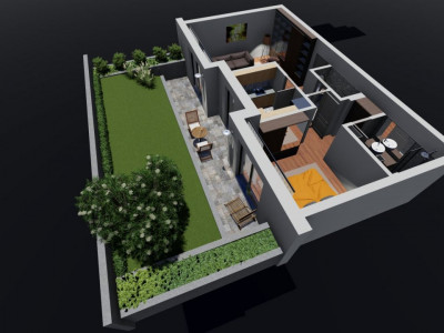 Unirii Fantani - str.Justitiei 57 Ultracentral - Terasa 43,00 mp - 2 Camere