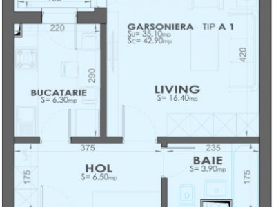 Garsoniera - zona Lujerului (complex Plaza Residence)