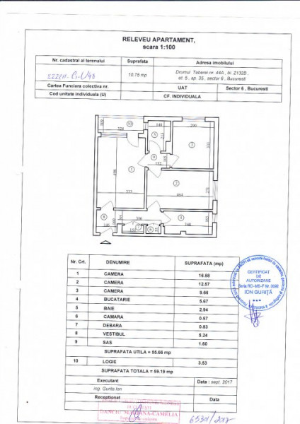 APARTAMENT 3 camere - Metrou " DRUMUL TABEREI " Parc Moghioros